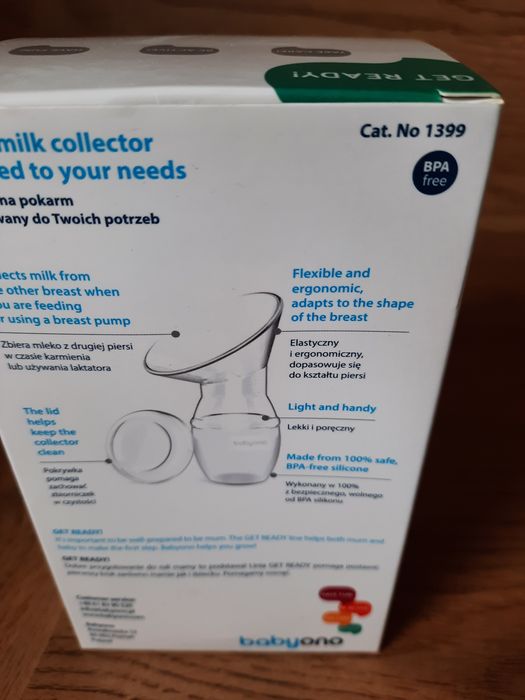 Silikonowy laktator kolektor nowy "magiczna buteleczka"BabyOno