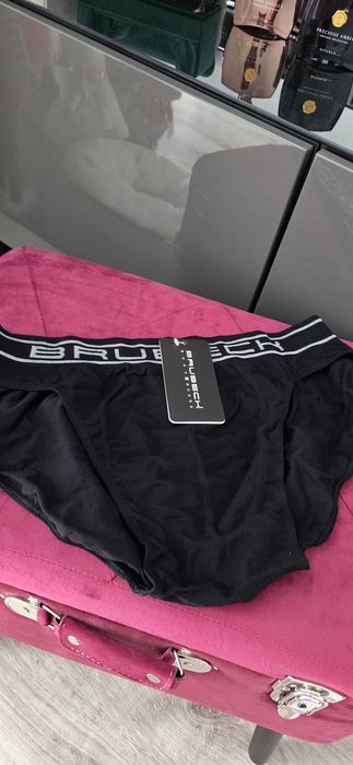 Czarne slipy męskie bawełniane rozmiar XXL