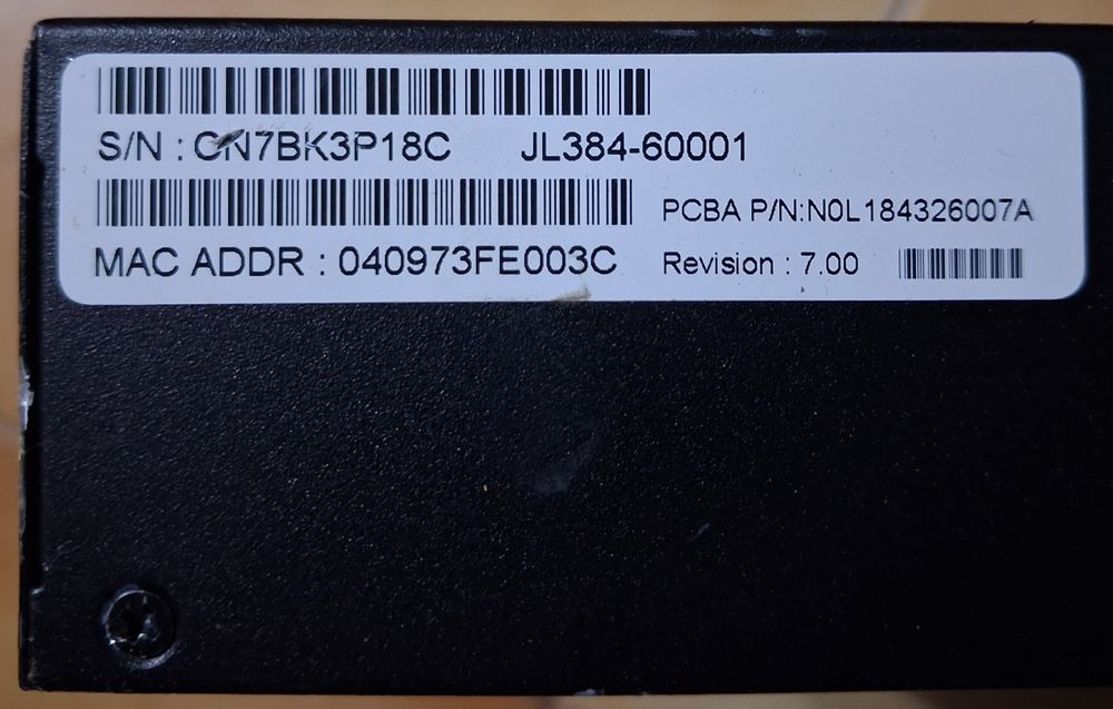 Switch/ Repartidor de rede - avariado
