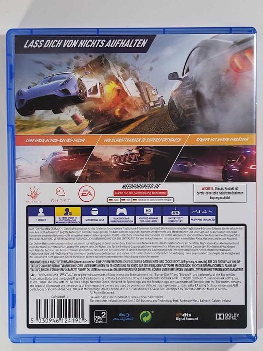 Need for Speed Payback / Gra PS4 / Sklep stacjonarny z grami / Mokotów