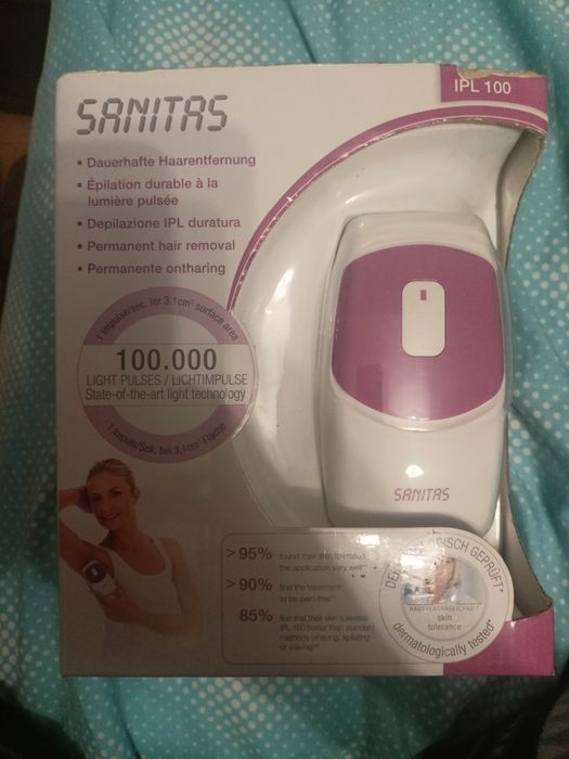 Depiladora definitiva sanitas ipl 100 nova