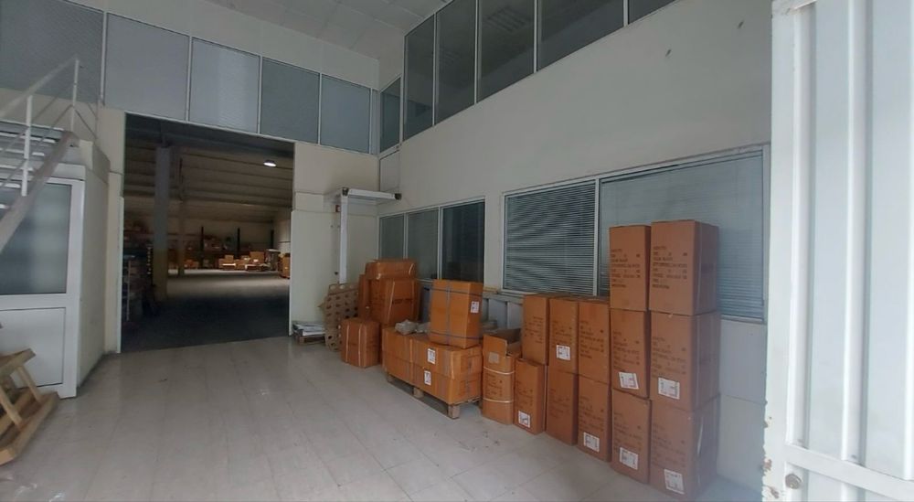 Estrutura Metálica + Material de Escritório – Vigas, Escadas, Divisórias, Vidros e Portas