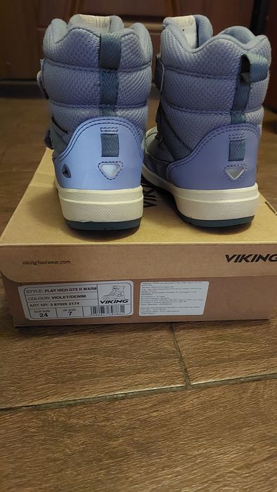 Черевики /чоботи Viking Play Reflex GTX 2V​ Pink  р.24 (16см)