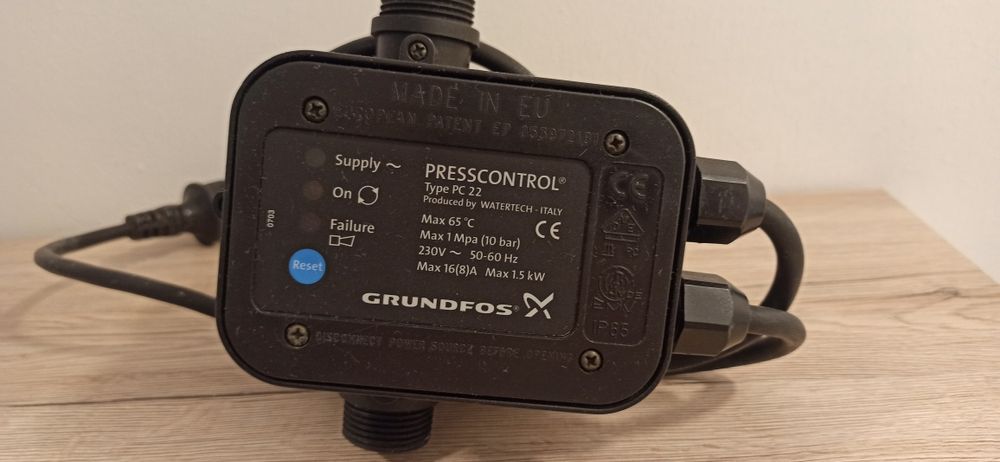 Wyłącznik ciśnieniowy Grundfos presscontrol PC22