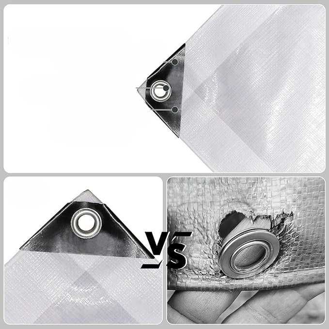 Plandeka 4x6 m Wodoodporna Wytrzymała Pogrubiona Plandeka PE 180 GSM