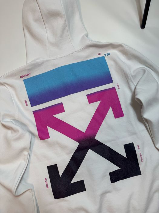 Худи Off White Gradient Arrows кофта оригинал офф вайт