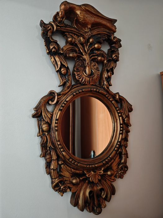 Espelho redondo trabalho