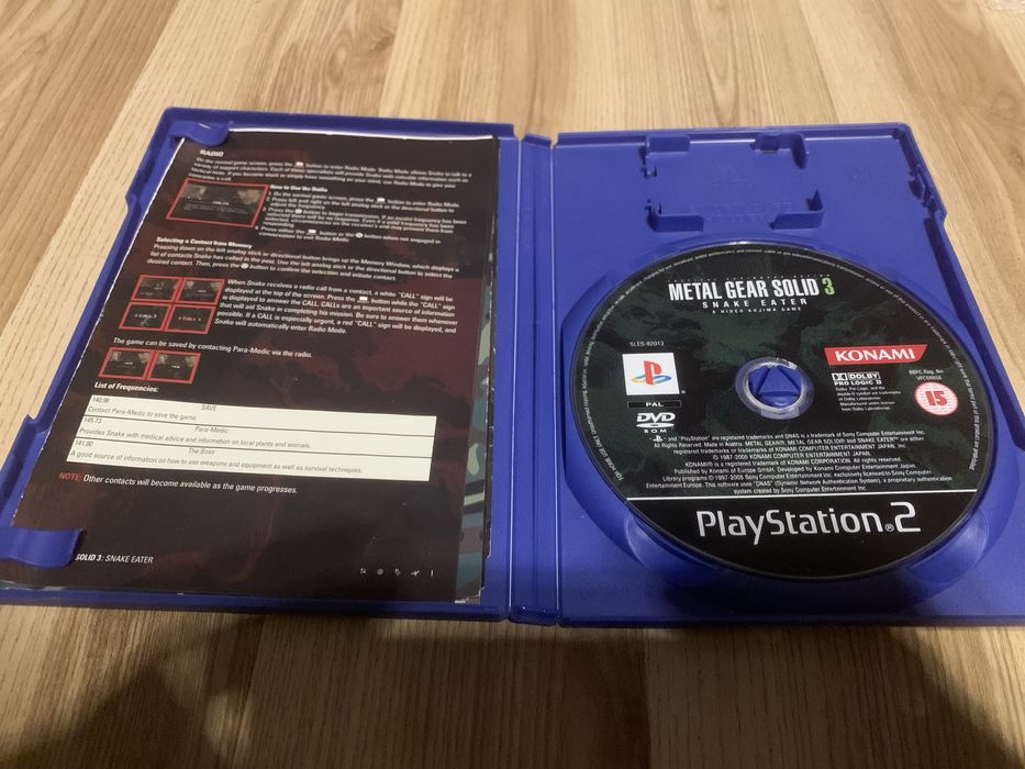 Metal gear solid 3 ps2