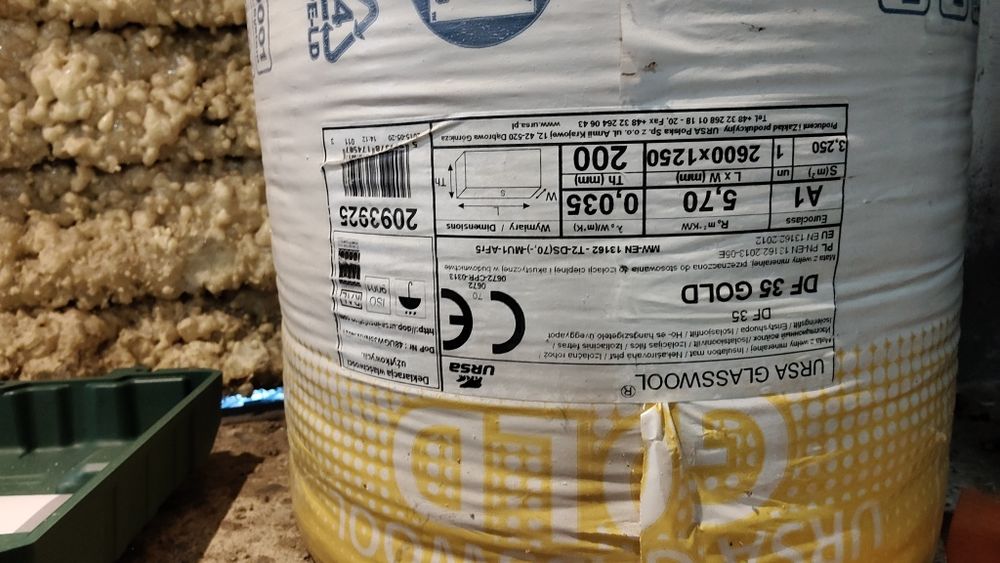 Wełna mineralna URSA gold  200mm 20cm 0,035