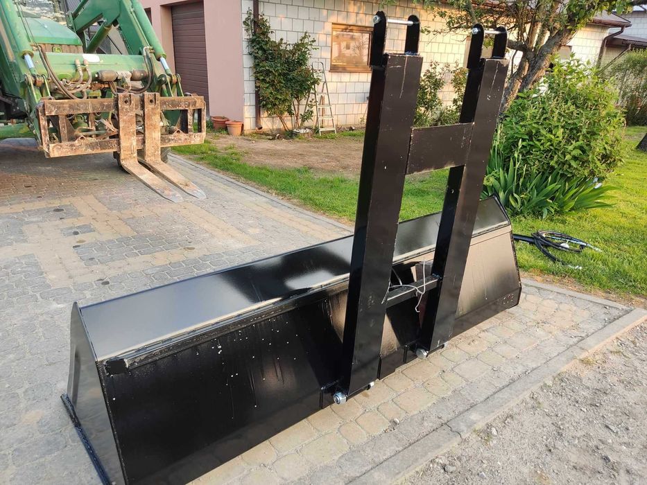Łyżka do wózka widłowego widlaka nowa hydrauliczna solidna konstrukcja