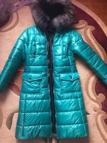 Куртка-пальто теплая пух.