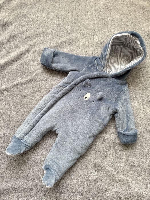 Теплий комбінезон на хутрі розмір 62