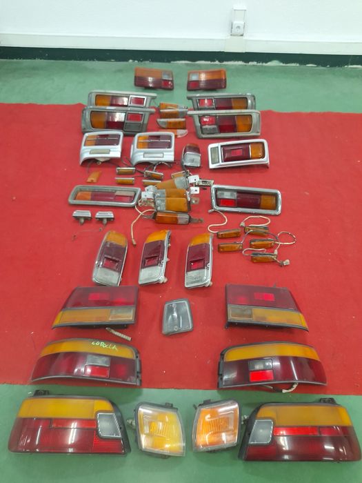 Peças usadas para Toyota Corolla KE20, KE30, EE 80,EE 90, EE100 STARLE