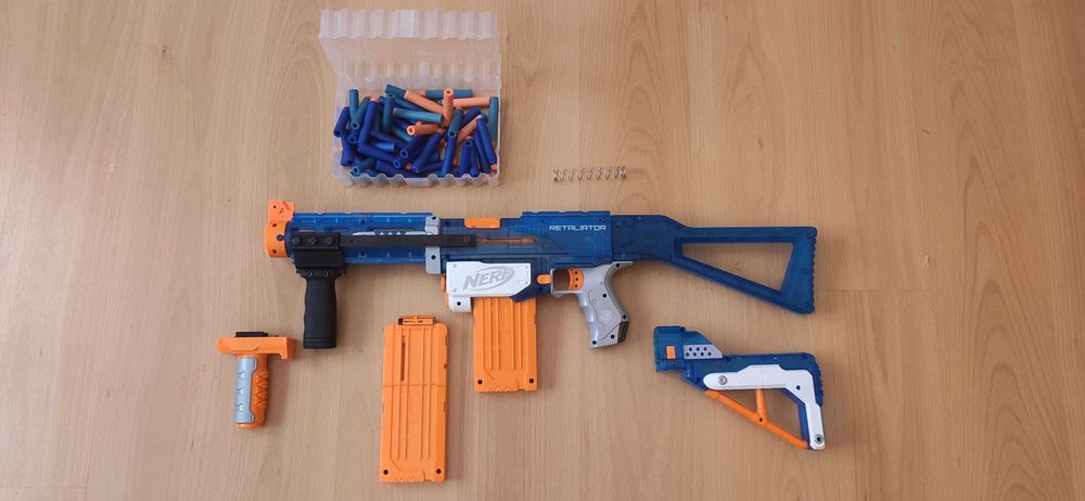 Nerf Retaliator Sonic Ice - Modified with Accessories