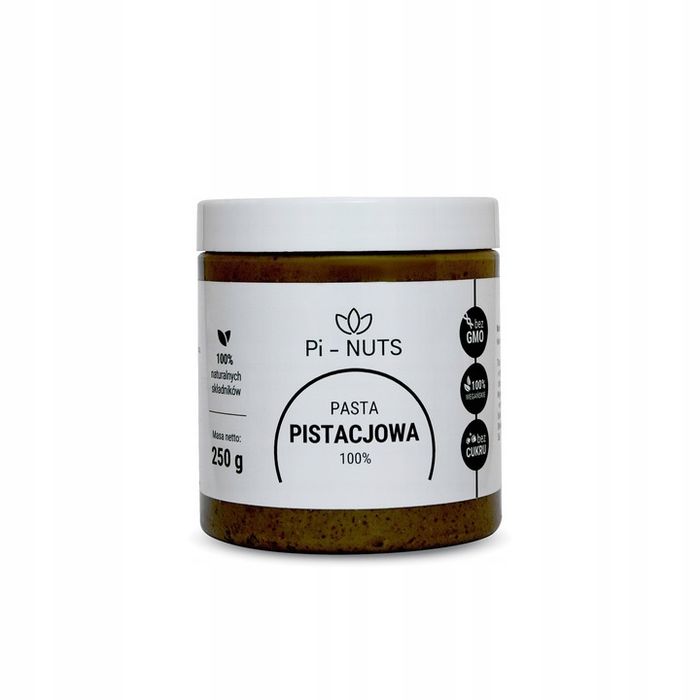 pasta z pistacji świeża pistacja 100% - pi-nuts - 250 g