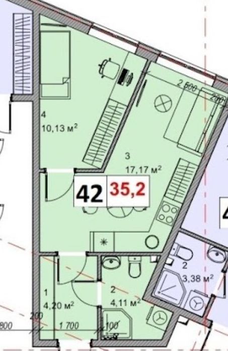 Продам квартиру за 13400 у.е