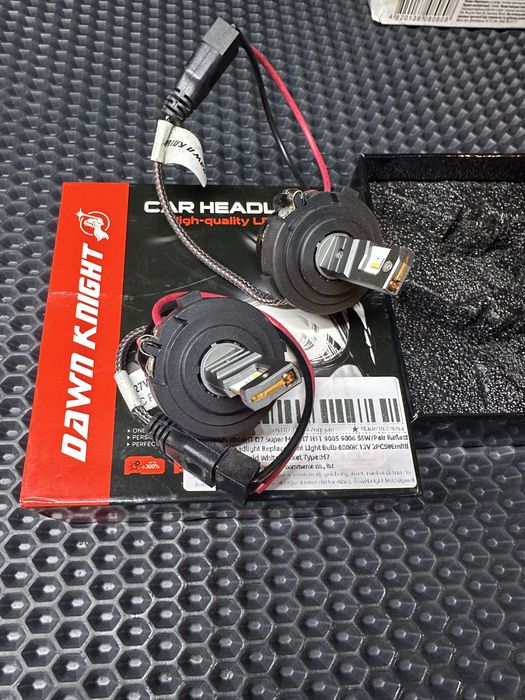 LED лампы Dawn Knight D7 H7 6000K Super Mini Volkswagen