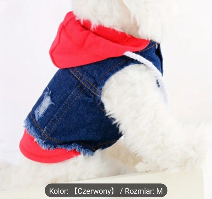 Kamizelka jeansowa dla psa lub kota