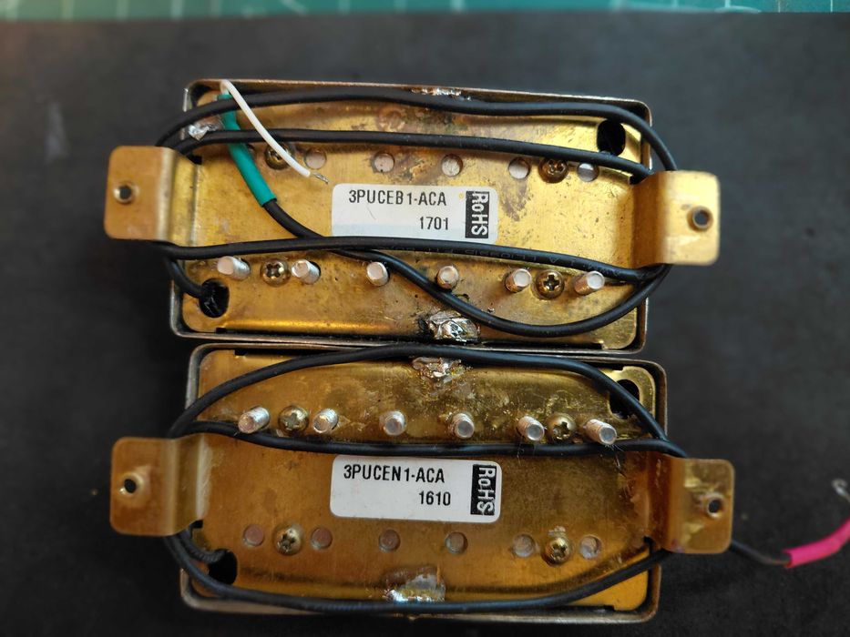 Pickups DiMarzio/Seymour Ducan/Ibanez