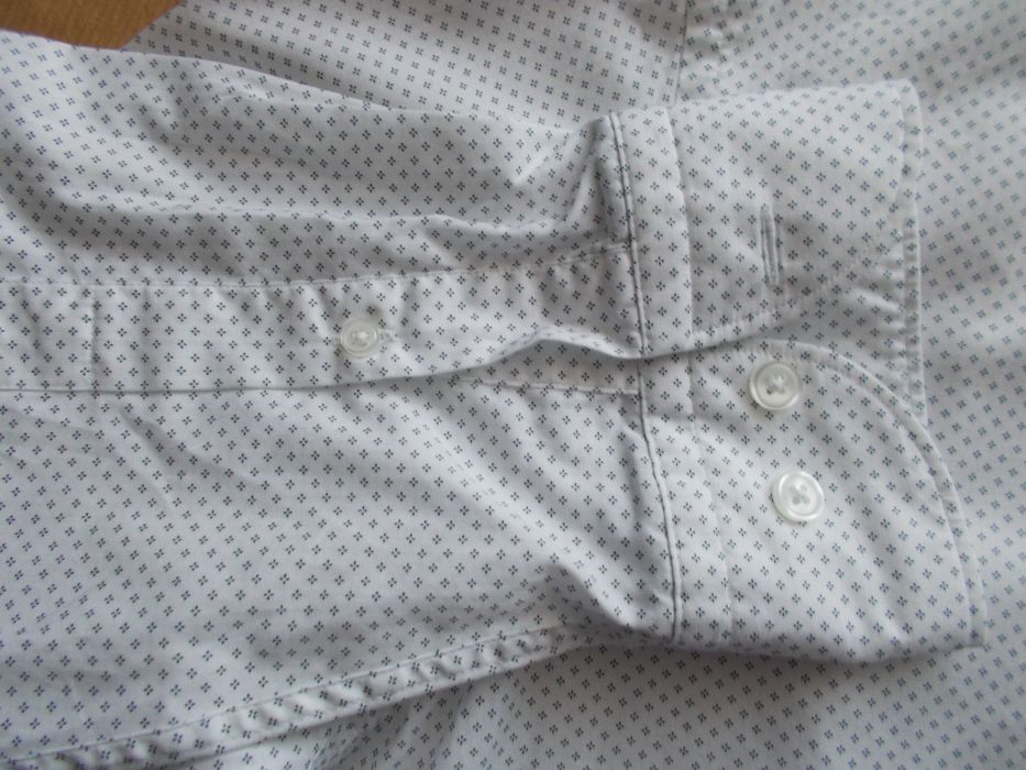 XL T.M.LEWIN PREMIUM Designerska 2 Fold Nowa Koszula XL 42/43 cm UK