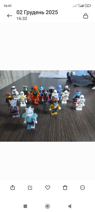 Продам фігурки LEGO Ninjago та Legends of Chima
