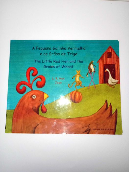 The Little Red Hen and the Wheat Grains (Bilingual Book)