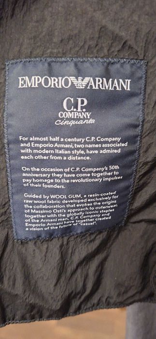 CP Company Armani Тренч, Плащ, XL