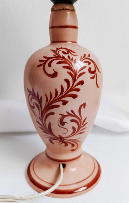 Candeeiro em Porcelana Salmão