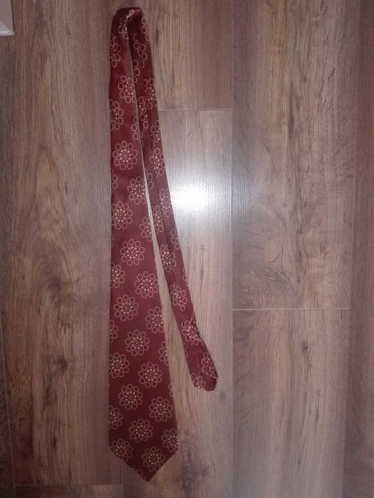 Krawat z czasów PRL szeroki Ortal Łódź