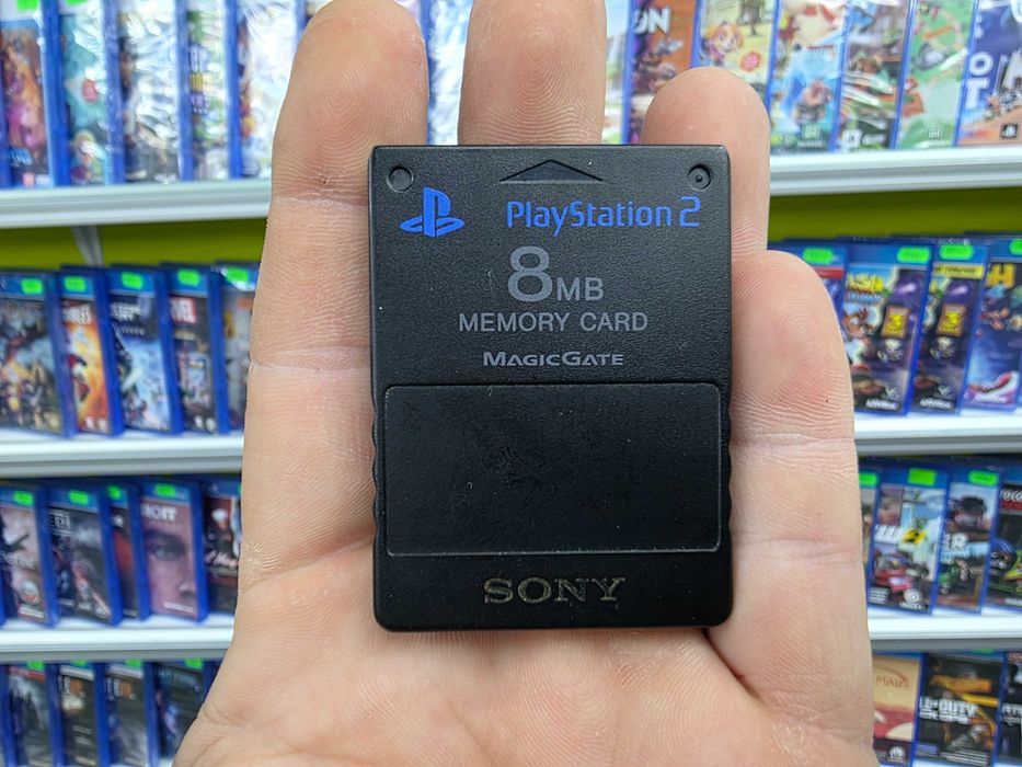 Oryginalna karta pamięci PS2 Playstation 2 BLACK Czarna Import JAPONIA