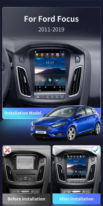 Radio nawigacja FORD FOCUS TESLA Android Navi GPS