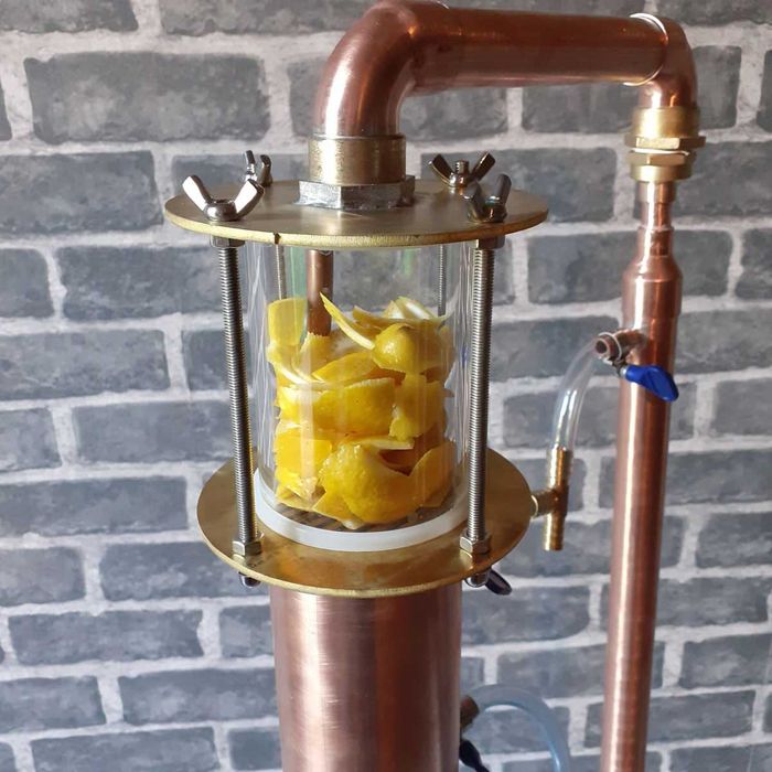 Destylator MIEDZIANY Na Prąd PotStill I [Owoce, zboża, bimber], fi 76