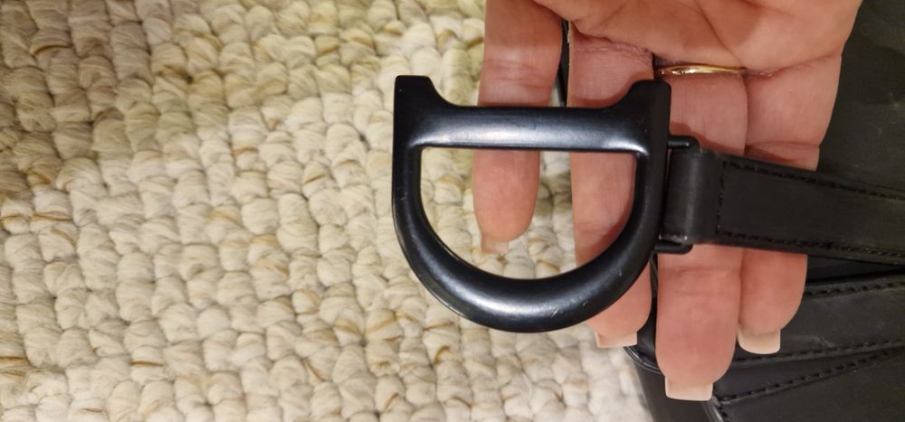 Dior Saddle Bag czarna matowa