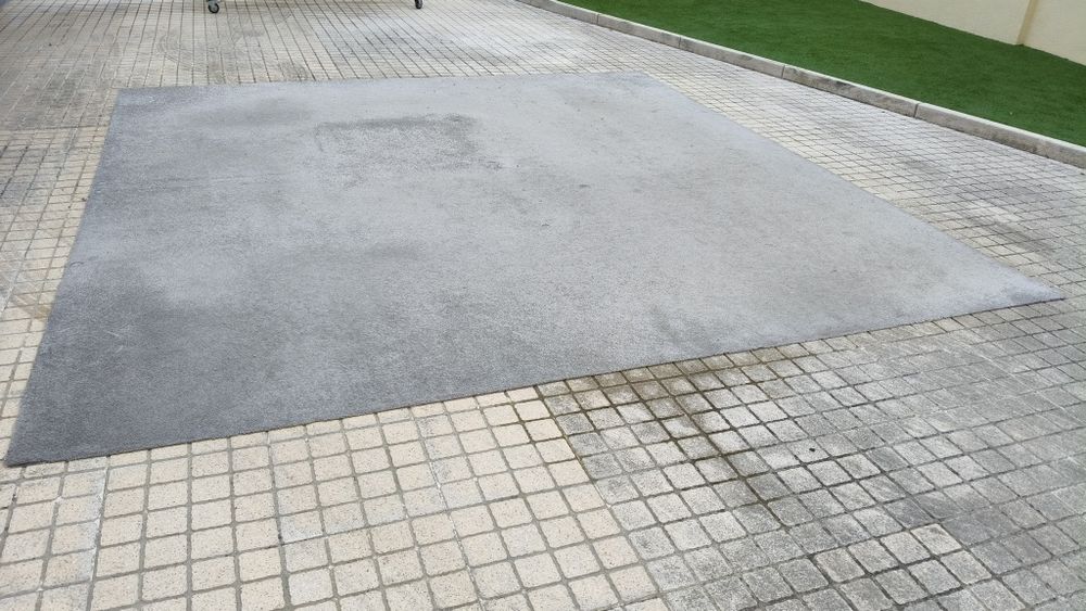 Alcatifa tapete cinza 3800 x 4000