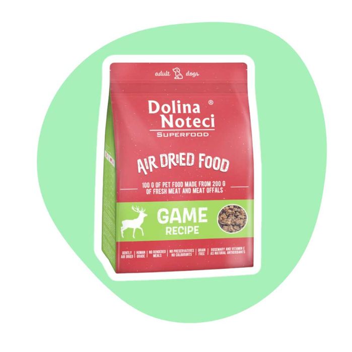 Dolina Noteci Superfood Danie z dziczyzny 1kg Dziczyzna pełnowartościowa karma suszona przeznaczona dla dorosłych psów wszystkich ras
