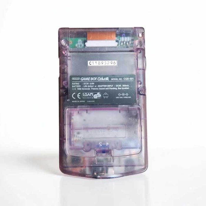 Nintendo Game Boy Color Roxo Transparente