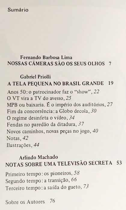 Brasil - História da Televisão