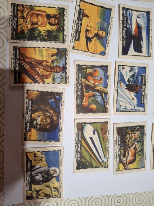 Raros cromos chocolates regina brindes