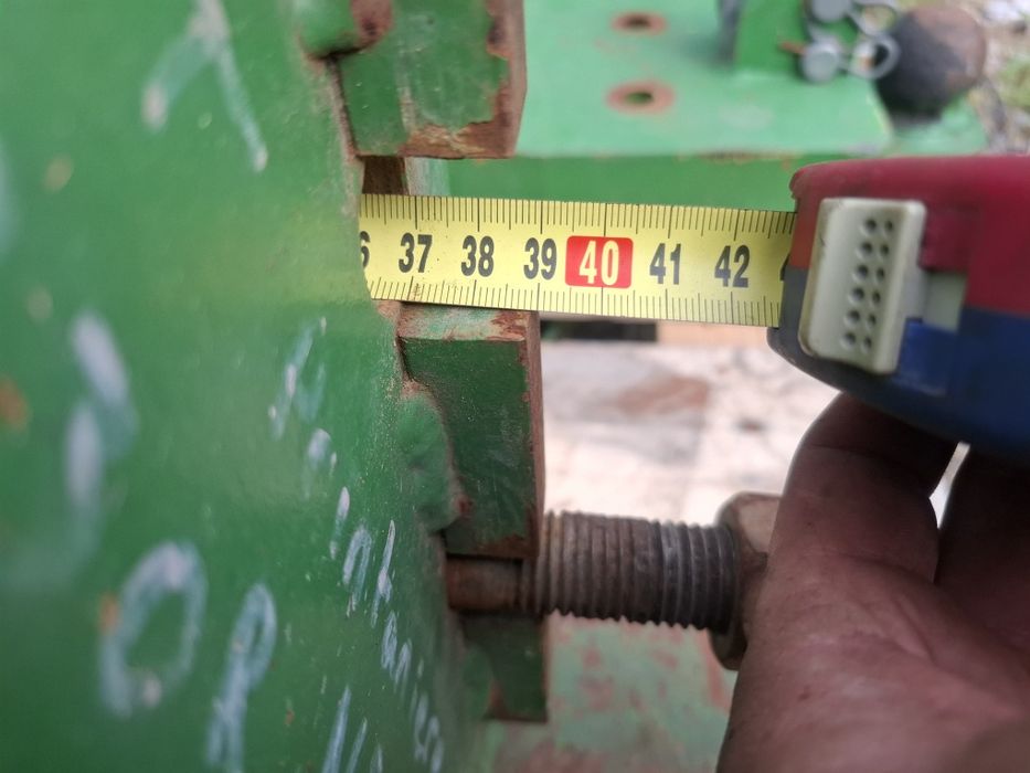 Płyta k80 John Deere 39cm mocowanie