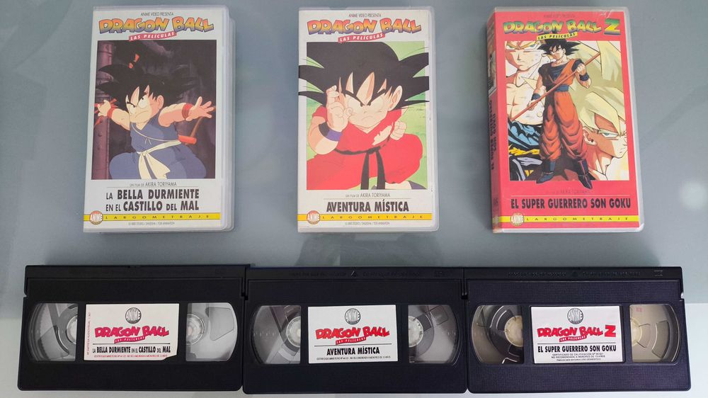 Dragon Ball / Dragon Ball Z – Lote de 12 VHS Originais Anime Video (Anos 90)