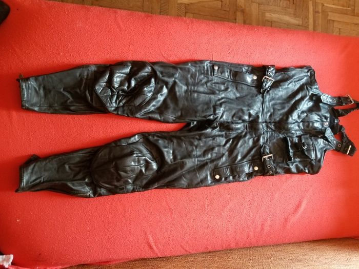 Мотоштани шкіряні 42w розмір фірма Sanmaru,Harbo52