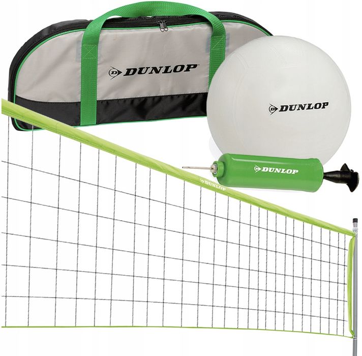 Zestaw do siatkówki piłka siatka stojąca pokrowiec