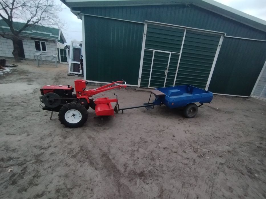 Мотоблок Forte дизельний 10кс + пречіп