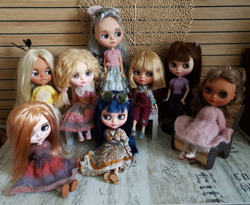 Blythe кастом,лялька 30 см