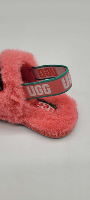 Дитячі капці-босоніжки UGG Fluff Flip Flop «Кавунчик»