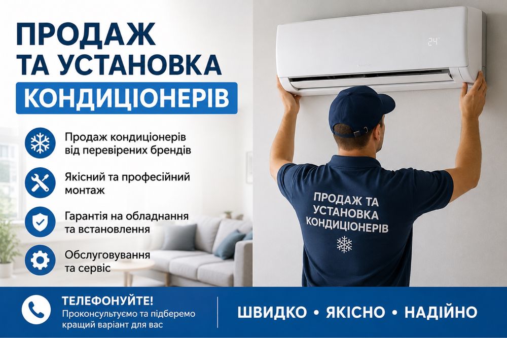 Установка и продажа кондиционеров