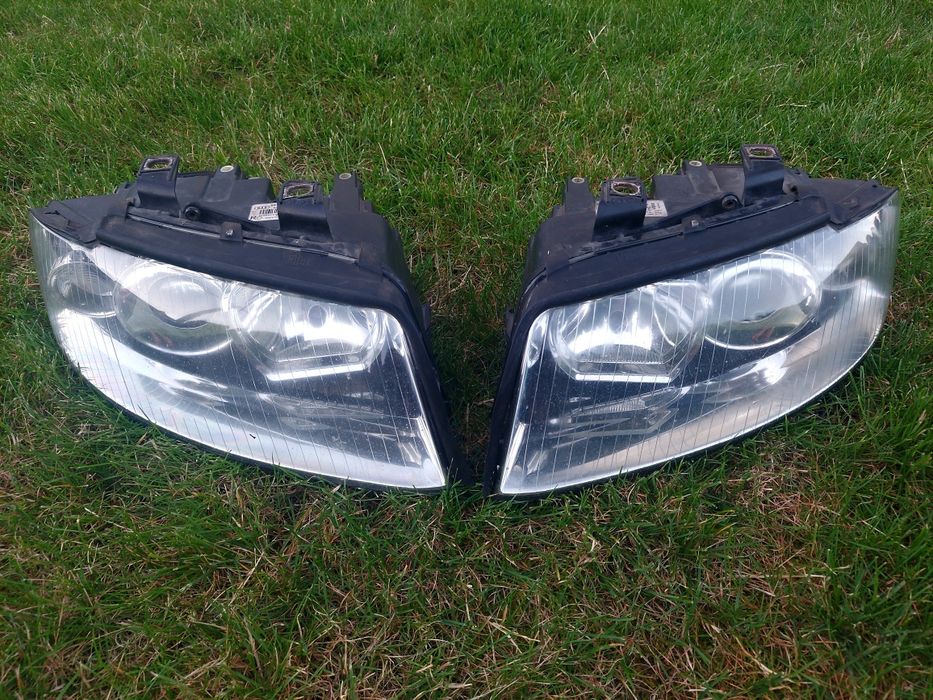 Reflektor lampa przód prawa lewa orginał /europa/ Audi a4 b6