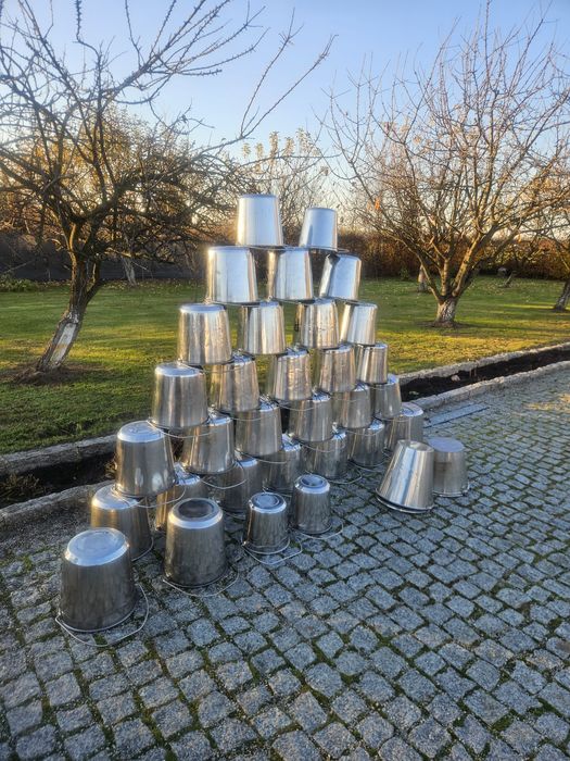 Wiadra z nierdzewki, wiaderka gastronomiczne