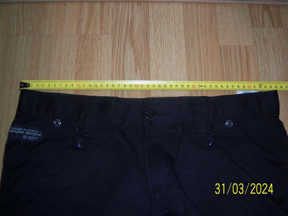 Штаны черные DARIO BIACHI ширина пояса 44см