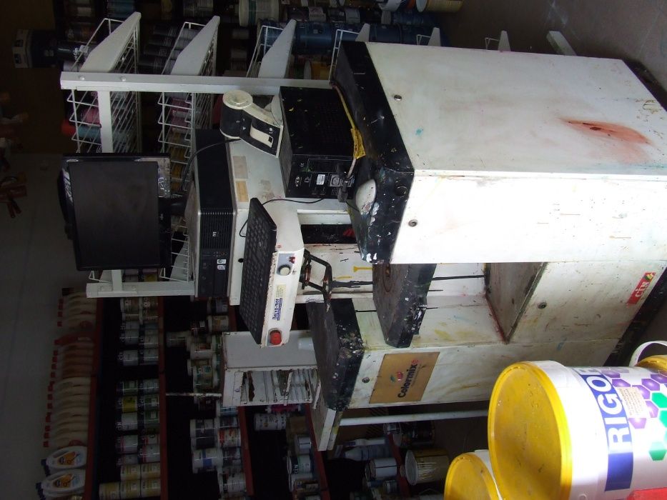 Maquina de afinar tintas